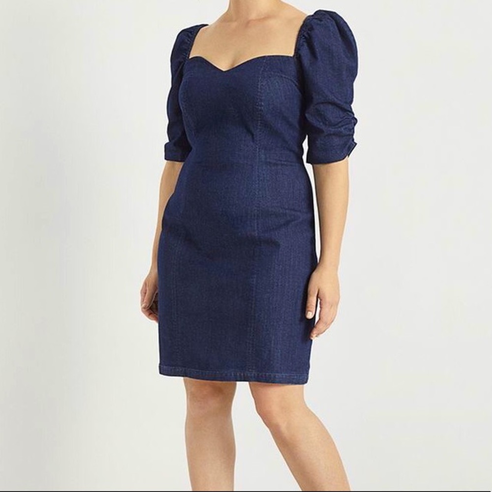 Denim dress elevated